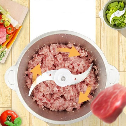 3 Liter Stainless Electric Meat Chopper Vegetable Grinder - Free Delivery