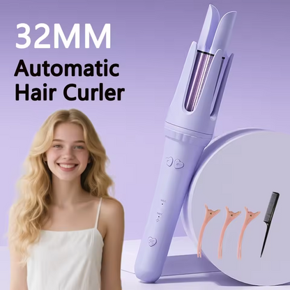 Automatic 360° Rotating Hair Curler Wand