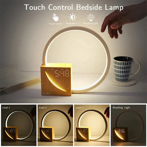 Bedside Lamp Touch Table Lamp With Natural Sounds, Desk Lamp