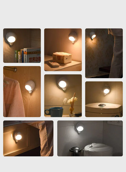 Wireless USB Rechargeable Body Sensor Light Home Decoration Night Light